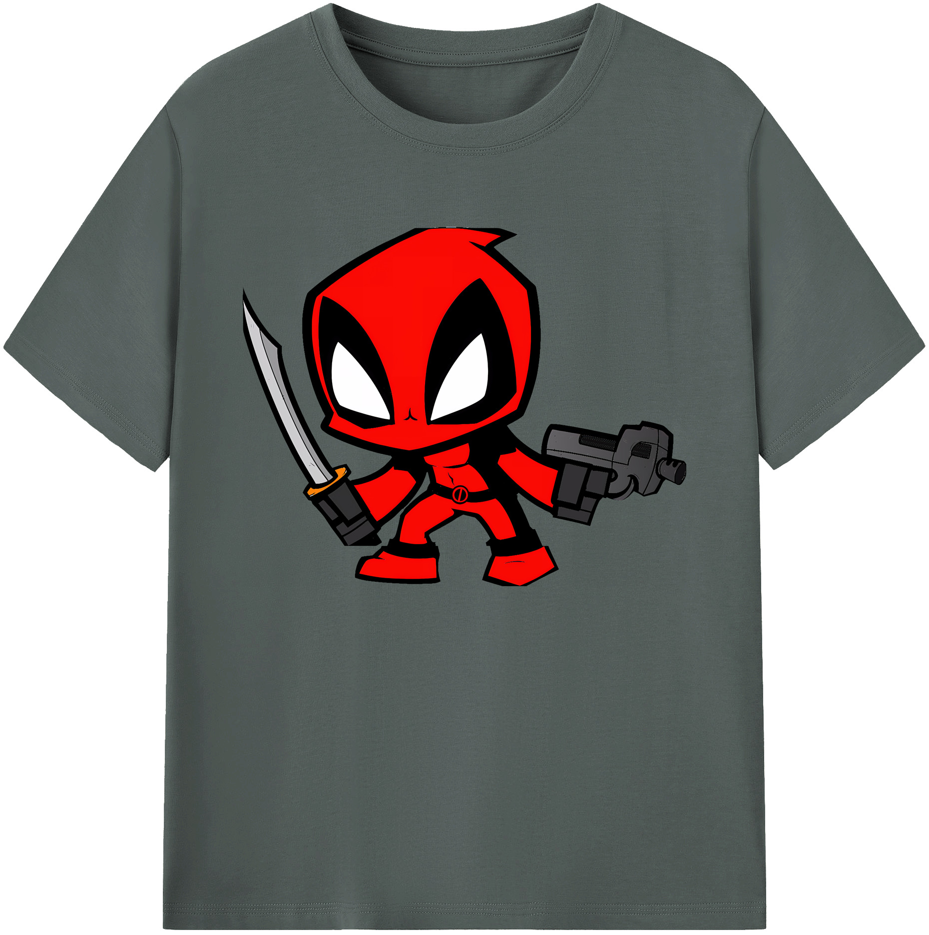 （画像用） Deadpool デッドプール 綿100％ メンズ半袖Tシャツ｜肌触りやわらか＆通気性